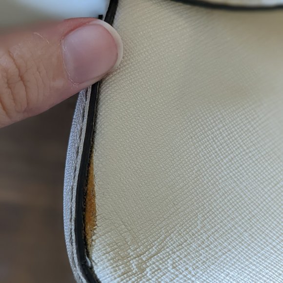 Vintage Kate Spade Off-White Narrow Crossbody Bag - Picture 5 of 8